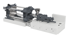 Parallel injection units with adjustable spacing