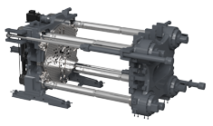 Static pressure support for the rotary platen